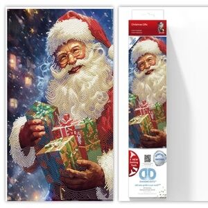 Diamond Dotz Dots Santa Christmas Gifts DD4.391 Art Kit  13.8 x 17.1 NEW